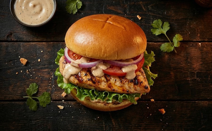 Chicken Patty Burger